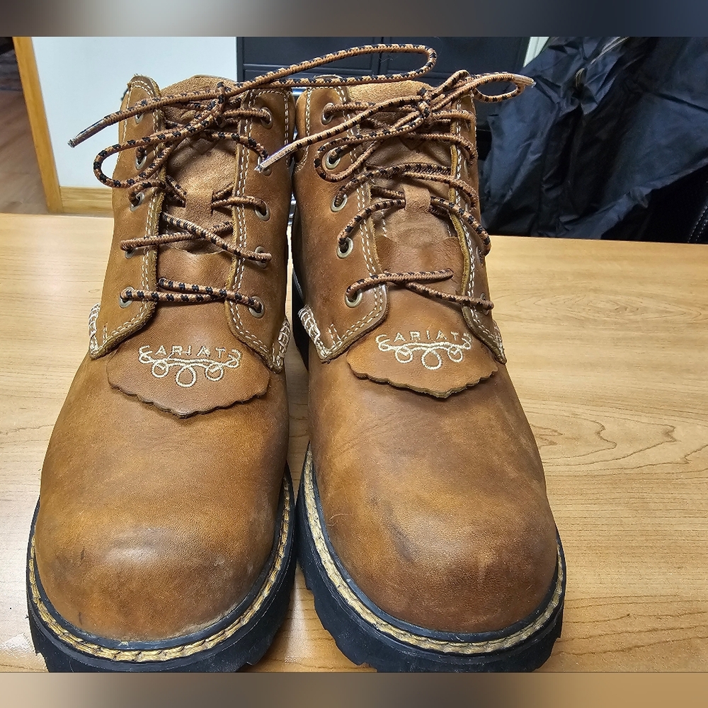 Ariat Women's Chestnut Lace-Up Boots - Picture 4 of 9